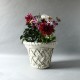 Lattice Pot Large 15in. Fiberglass Indoor/Outdoor Garden -  - F0154