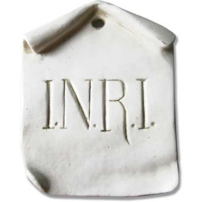Inri For Chuch Crucifix 5in. High 4 Wide - Fiberglass - Statue -  - INRI-A