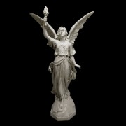 Angel Of Light- Right 64 Fiberglass Resin Indoor/Outdoor Garden Statue