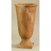 Ribbon Vase 19in. - Fiberglass Resin - Indoor/Outdoor Garden / Patio Statue