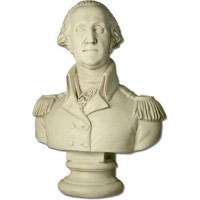 Washington Bust Large 35in. Fiberglass Resin In/Outdoor Statue