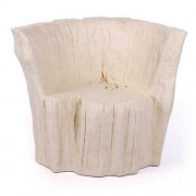 Log Chair 30 Fiberglass Resin Indoor/Outdoor Garden Statue