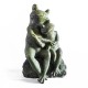 Love Frogs Fiber Stone Resin Indoor/Outdoor Garden Statue/Sculpture -  - FS9142