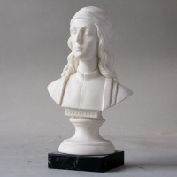 Bust Of Raphael - Carrara Marble Indoor Statue