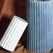 Fluted Shaft 6in. - Fiberglass Resin - Indoor/Outdoor Garden Statue