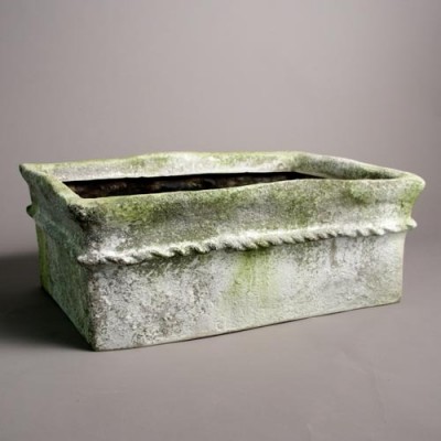 Gema Planter Small Fiber Stone Resin Indoor/Outdoor Statue/Sculpture -  - FS60243
