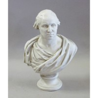 Washington Classical 29in. Fiberglass Resin Indoor/Outdoor Garden Bust