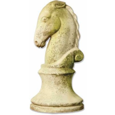 Knight Chess Piece 18in. - Fiber Stone Resin - Indoor/Outdoor Statue -  - FS8432