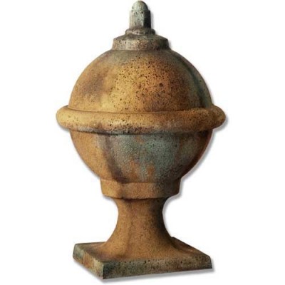 Zinc Costal Finial 22in. Fiberglass Indoor/Outdoor Garden -  - F7936