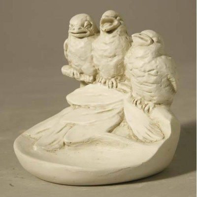 Birds Of Spring 5in. Fiberglass Resin Indoor/Outdoor Garden Statue -  - F3166