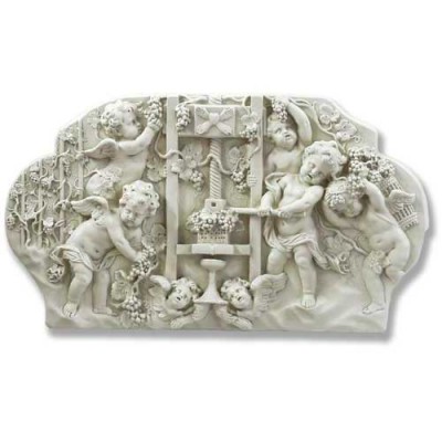 Heavenly Wine Makers Frieze 58in. Wide - Fiberglass - Statue -  - F6789
