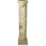 Twisted Pedestal 45in. Lightweight Fiberglass Resin Indoor/Outdoor Garden