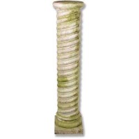 Twisted Pedestal 45in. Lightweight Fiberglass Resin Indoor/Outdoor Garden