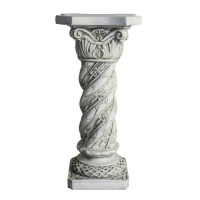 Genoa Column 28.5in. - Lightweight Fiberglass Resin - Indoor/Outdoor Church Statuary