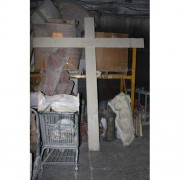 Cross For Wall Lightweight Fiberglass Resin Indoor/Outdoor Garden