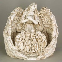 Guardian Nativity 20 Fiberglass Resin Indoor/Outdoor Garden Statue