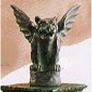 Gargoyle 6in. Fiberglass Resin Indoor/Outdoor Garden