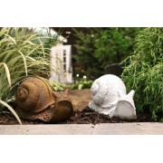 Big Garden Snail Decoration - Fiberglass Resin - Indoor/Outdoor Statue/Sculpture