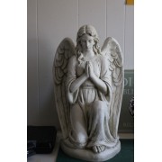 Sablo - Angel of Gracious Protection Fiberglass Resin Indoor/Outdoor Garden Statue