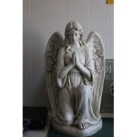 Sablo - Angel of Gracious Protection Fiberglass Resin Indoor/Outdoor Garden Statue