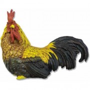 Rooster - Sitting 15in. (Full Color) - Fiberglass Resin - Statue Rooster - Sitting 15in. (Full Color) - Fiberglass Resin - Statue