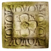 Coffered Remnant - Fiberglass Resin - Indoor/Outdoor Garden Statue