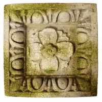 Coffered Remnant - Fiberglass Resin - Indoor/Outdoor Garden Statue