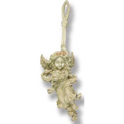 Rope Angel - Fiberglass - Indoor/Outdoor Garden Statue/Sculpture - - NG28403 Rope Angel - Fiberglass - Indoor/Outdoor Garden Statue/Sculpture - - NG28403