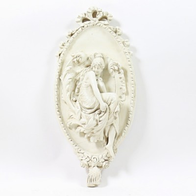 Nicolette Plaque - Fiberglass - Indoor/Outdoor Statue/Sculpture - - HF69395 Nicolette Plaque - Fiberglass - Indoor/Outdoor Statue/Sculpture - - HF69395