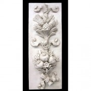 Harvest Wall Frieze 34in. - Fiberglass Resin - Indoor/Outdoor Statue