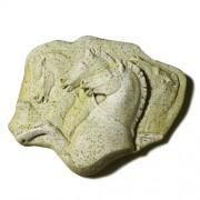 Rearing Horses Frieze - Fiberglass Resin - Indoor/Outdoor Statue