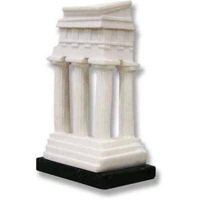 Castor & Pollux 5in. High - Carrara Marble Indoor/Outdoor Statue -  - 221027