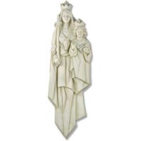 Queen Of Victory 76in. Lightweight Fiberglass Resin Indoor/Outdoor Church Statuary