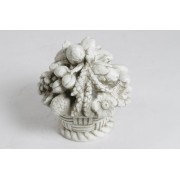 Fruit In Weaved Basket 14in. Fiberglass Resin Indoor/Outdoor Garden