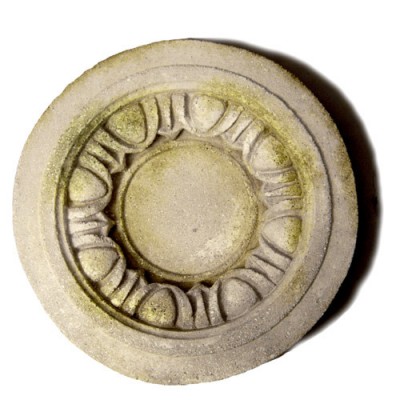 Egg And Dart Medallion - Fiber Stone Resin - Indoor/Outdoor Statue -  - FS3002