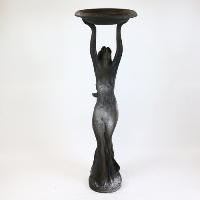 Cecilia Statue Planter 55in. - Fiber Stone Resin - Outdoor Statue -  - FS8003