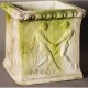 Grape Crushers Square Pot 15in. Fiber Stone Resin In/Outdoor Statue -  - FS046