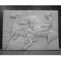Two Horsemen, One w/Hat - Fiberglass Resin - Indoor/Outdoor Statue