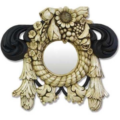 Theatre Home Accent Mirrored Fiberglass In/Outdoor Wall Mount Statue -  - HF6753