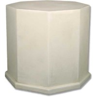 Octagon Stand Pedestal Statue Display Base/Riser 19.5in. - Lightweight Lightweight Fiberglass Resin Octagon Stand Pedestal Statue Display Base/Riser 19.5in. - Lightweight Lightweight Fiberglass Resin