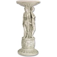 Tario Graces Stand Pedestal Statue Display Base/Riser Lightweight Fiberglass Resin