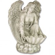 Angel Of The Waters 34in. Lightweight Fiberglass Resin Indoor/Outdoor Statue