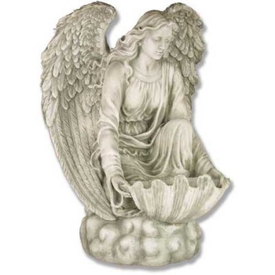 Angel Of The Waters 34in. Fiberglass Indoor/Outdoor Statue -  - F7254-48A