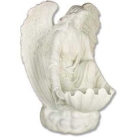 Angel Of The Waters Lightweight Fiberglass Resin 34in. Lightweight Fiberglass Resin Outdoor Statue