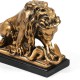 Lion Devouring Serpent - Fiberglass - Indoor/Outdoor Statue -  - HT214