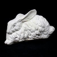 Winter Rabbit Fiberglass Resin Indoor/Outdoor Garden Statue Winter Rabbit Fiberglass Resin Indoor/Outdoor Garden Statue