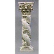 Twisted Rose Stand Pedestal Statue Display Base/Riser 48in. Lightweight Lightweight Fiberglass Resin