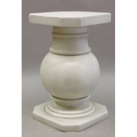 Ball Pediment Stand Pedestal Statue Display Base/Riser 28.5in. - Lightweight Fiberglass Resin Ball Pediment Stand Pedestal Statue Display Base/Riser 28.5in. - Lightweight Fiberglass Resin