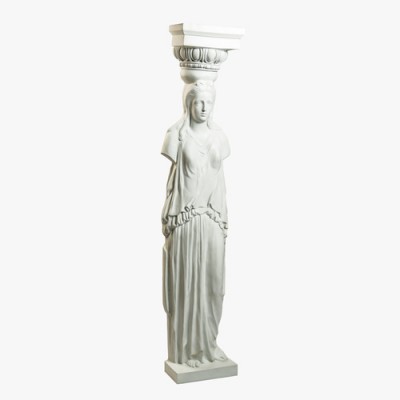 Athenian Caryatid 1 Sided 78in. - Fiberglass - Outdoor Statue -  - F68102