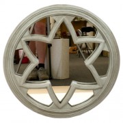 Barn Star Mirror Fiberglass Resin Indoor/Outdoor Statuary